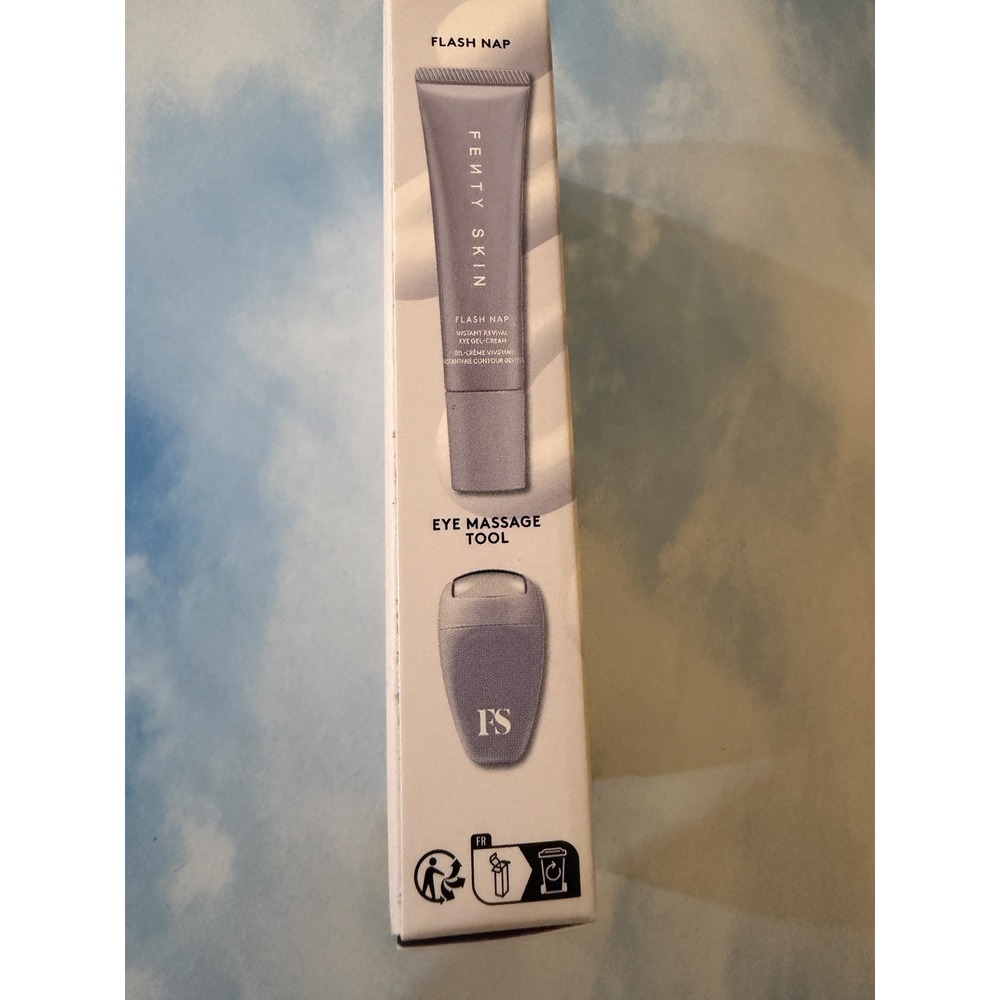 NEW Fenty Skin Flash Nap Instant Revival Eye Gel Cream & Eye Massage Tool 0.5oz